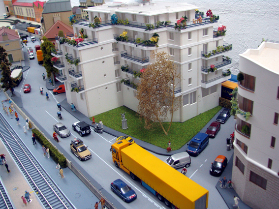 Immeubles autour de la gare