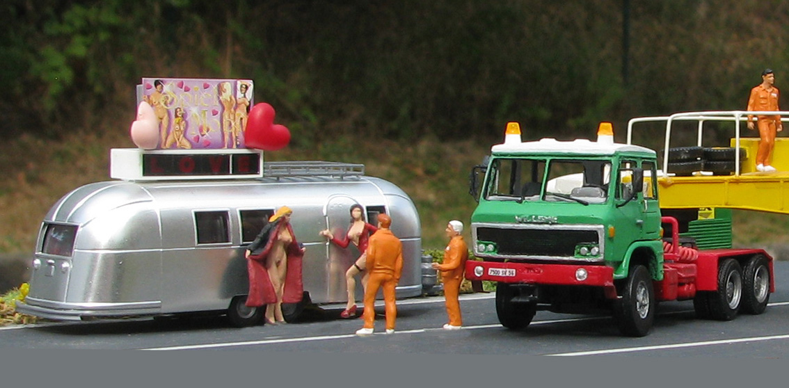 Qui a dit que les routiers n'étaient pas des gens romantiques hein ?