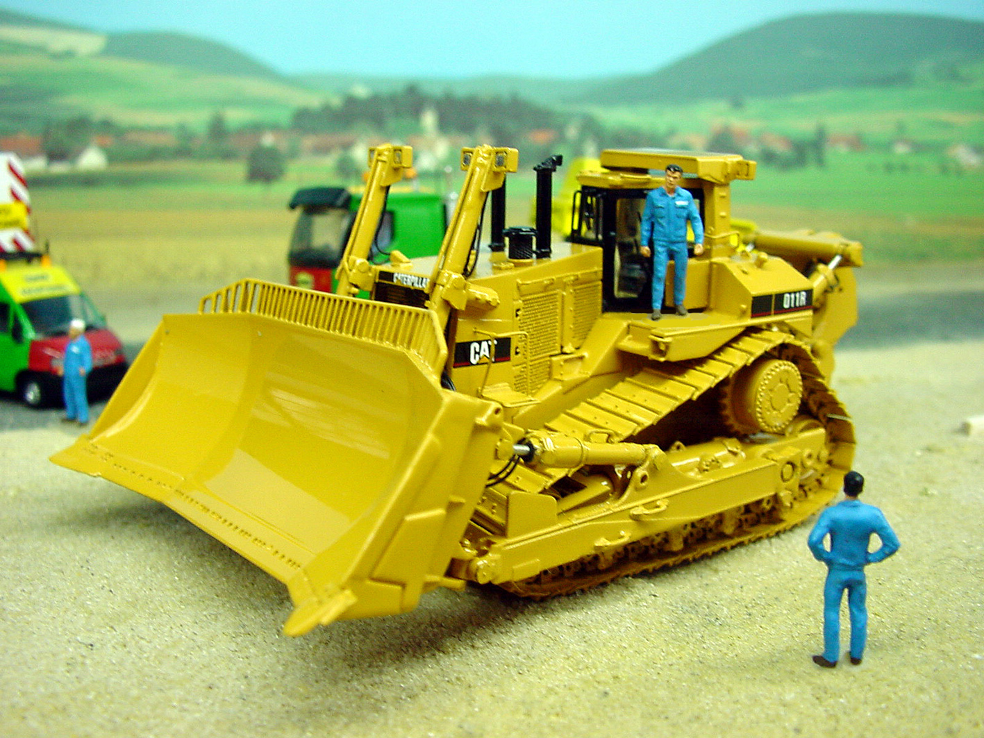 Transport de CAT D11R déchargement 18.jpg