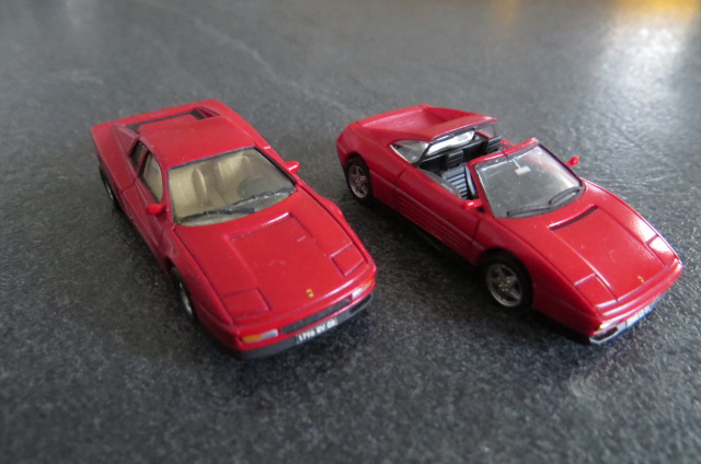 Testarossa monogram et 348 herpa peinture faite