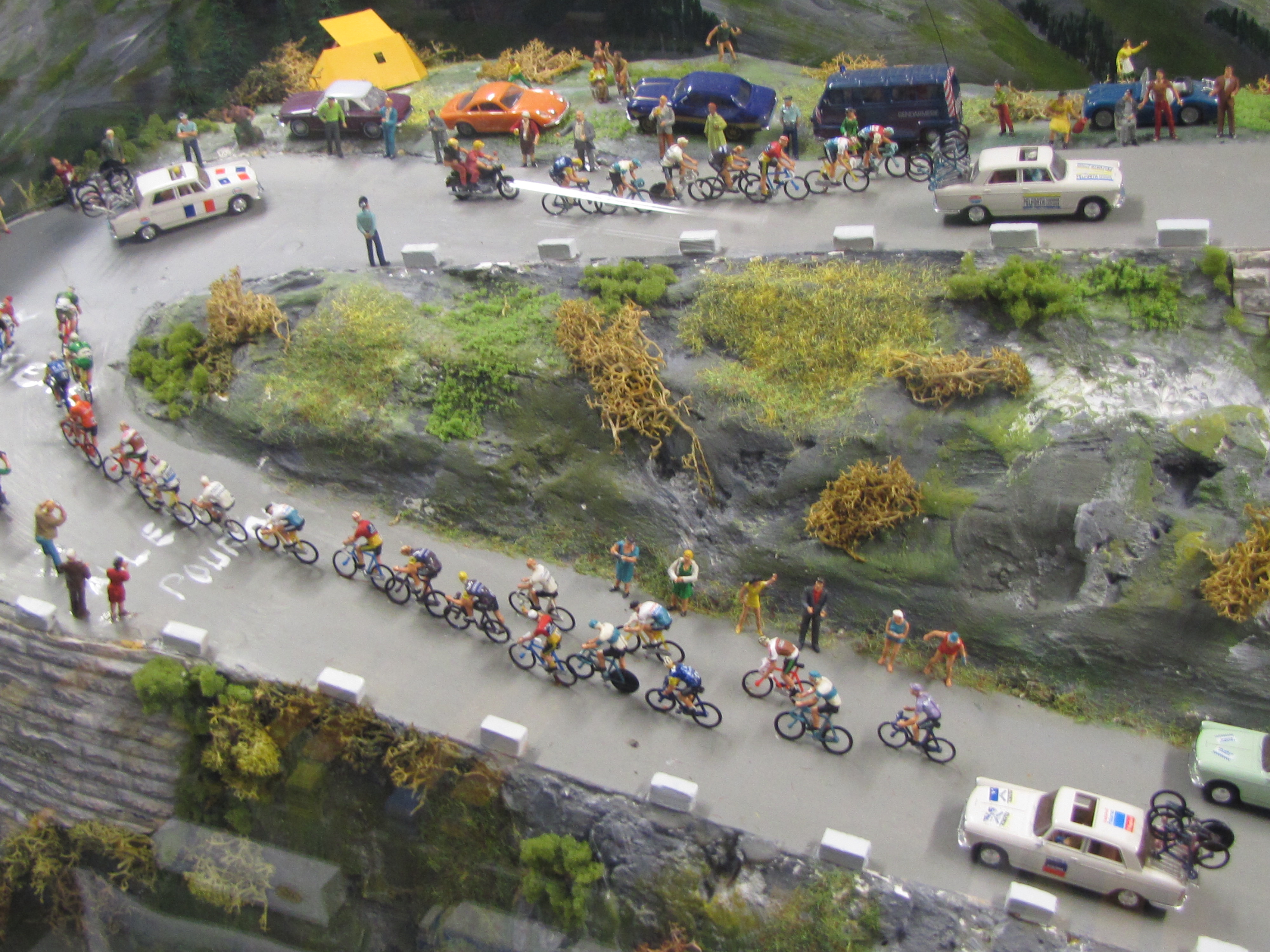 course  cycliste col de l'utérus