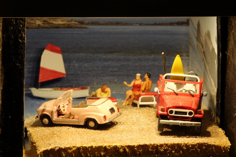 un petit tour à la plage avec un de mes 13 Toyotas ! et une 600 Jolly base Wiking
