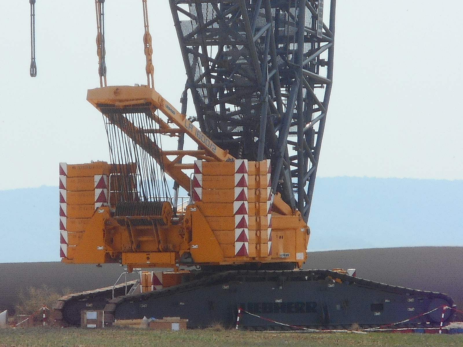 rotation de la grue