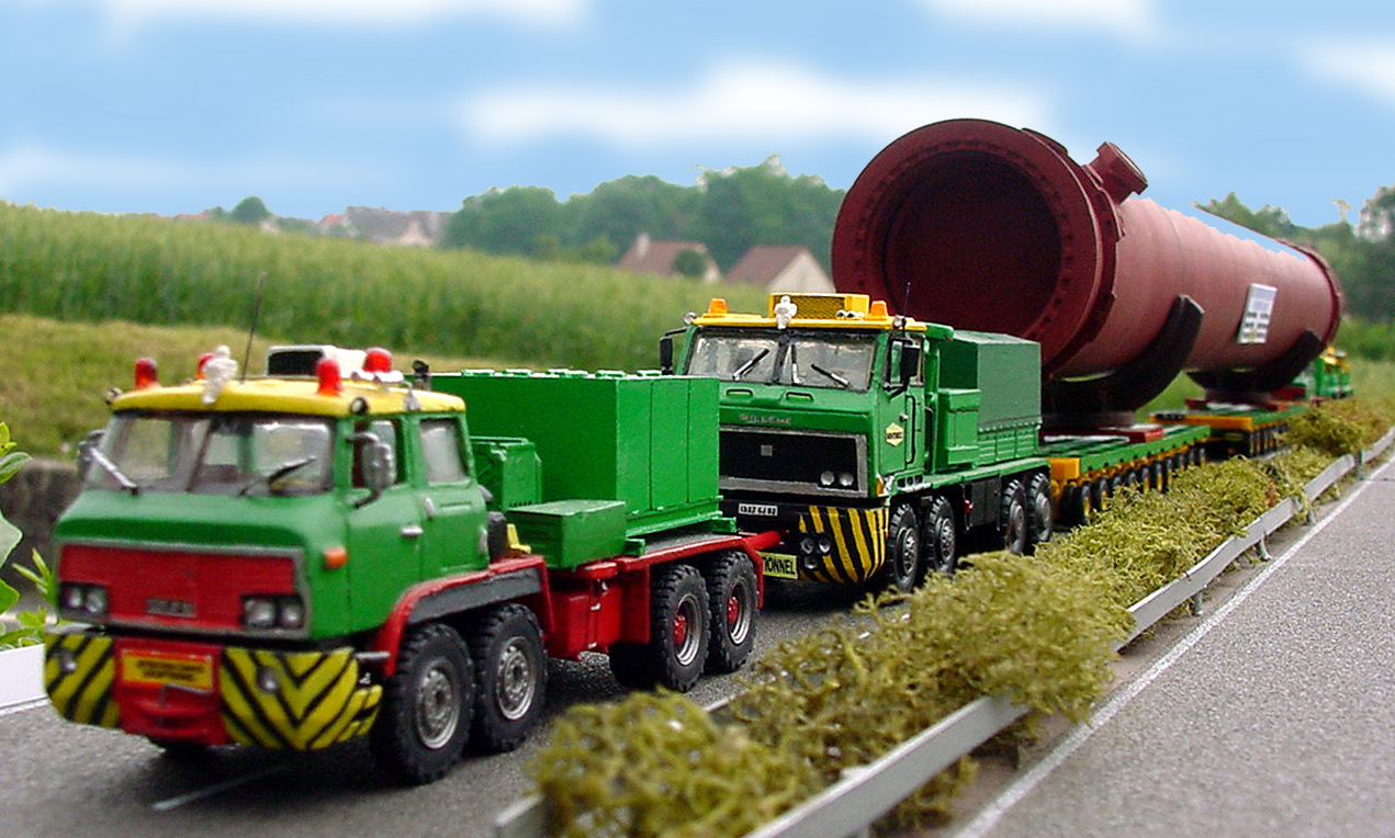 Mes débuts dans le convoi exceptionnel avec un WILLEME&gt; TG 200 et un WILLEM TG 250 fabrication &quot;maison&quot;