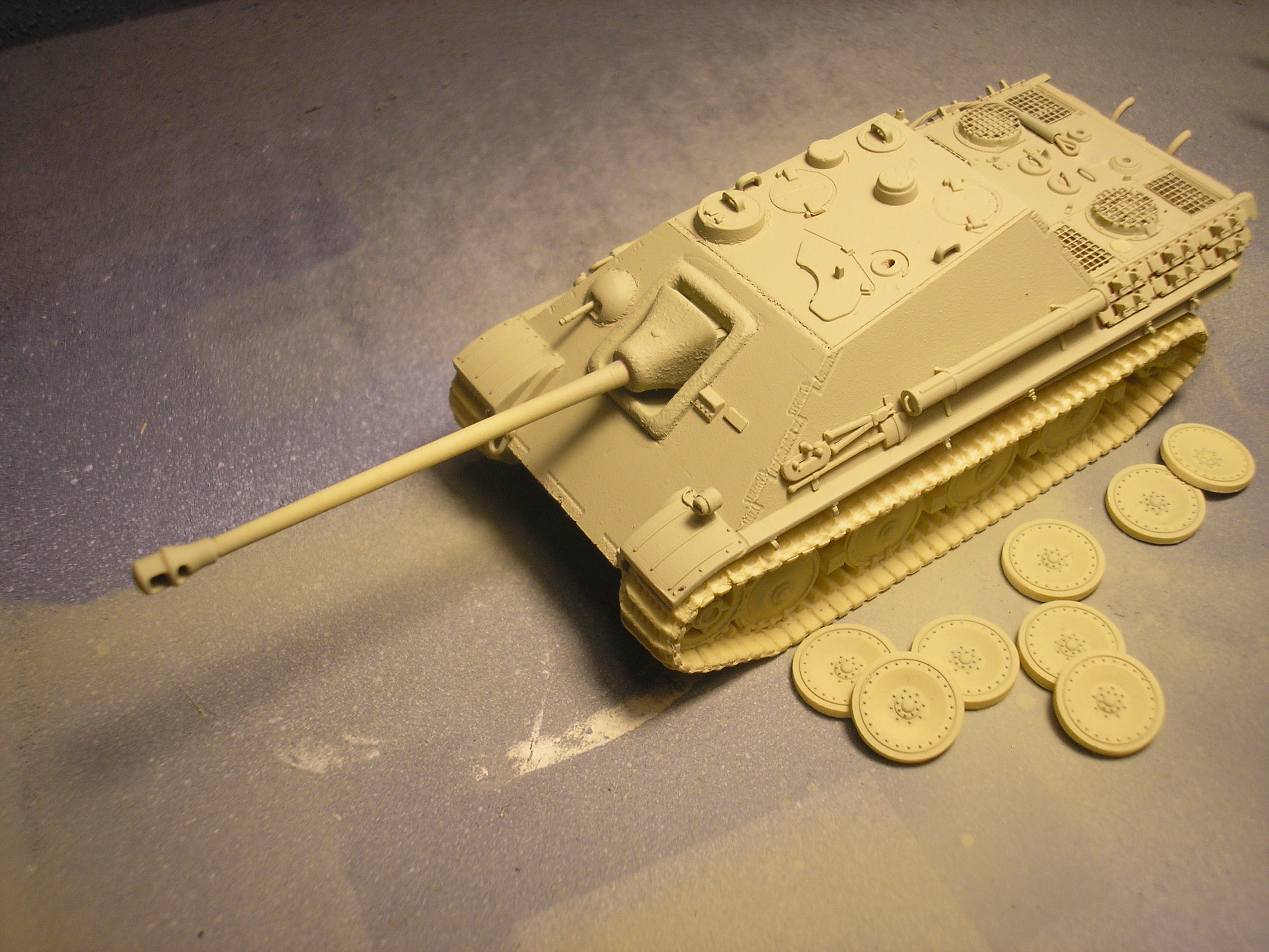 Paint on.....camouflage to follow