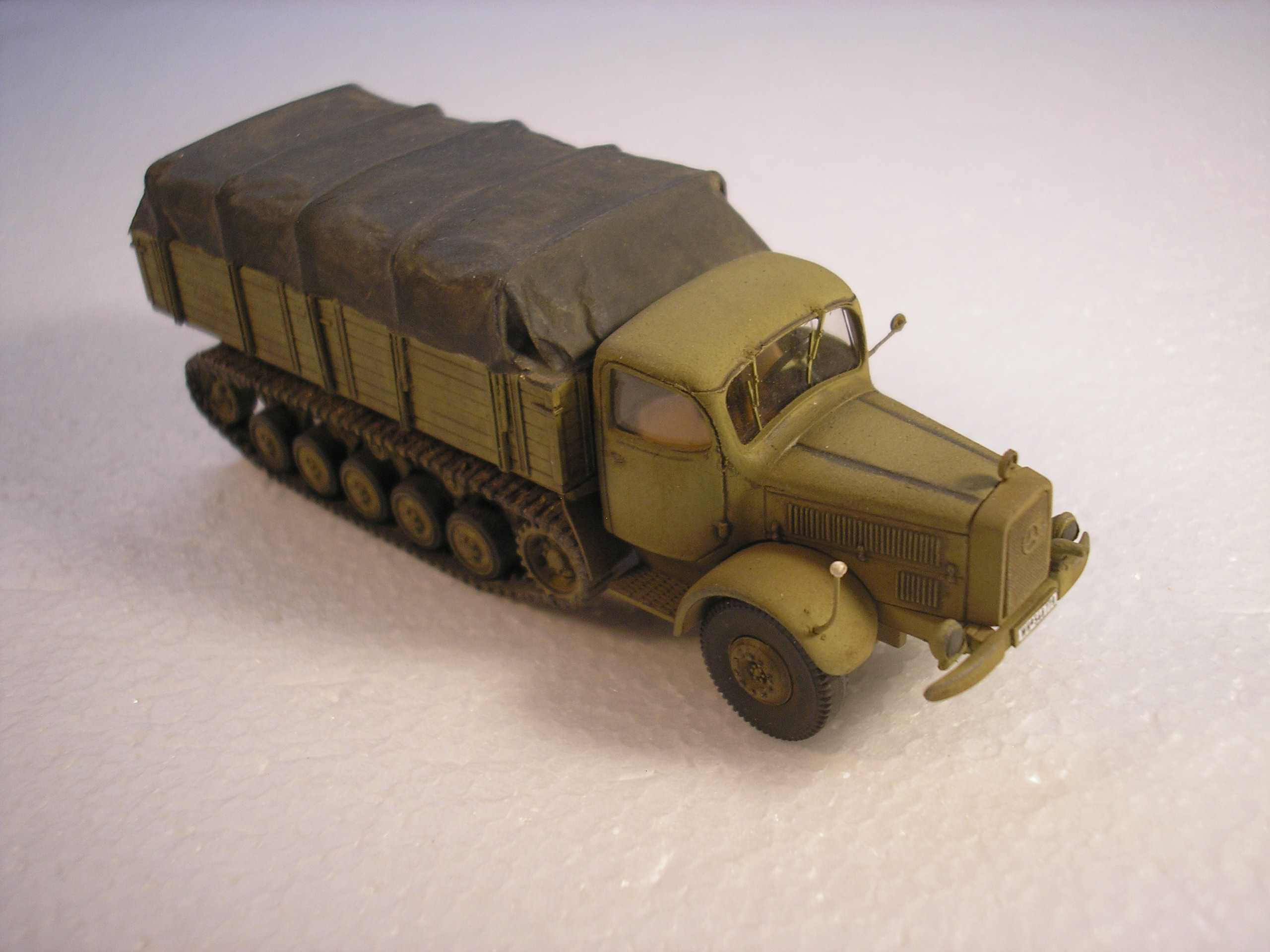 Brekina M.B. 4500 conversion to Halftrack