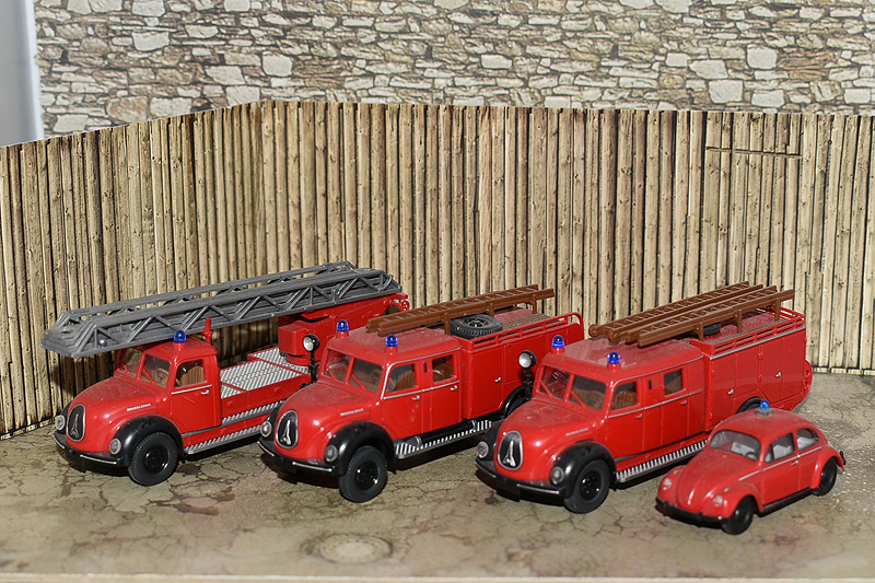 Magirus Rundhauber des années 1950 chez les pompiers