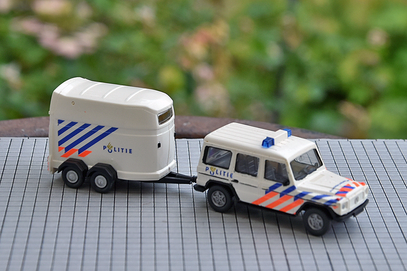 Transport de chevaux à la police néerlandaise.