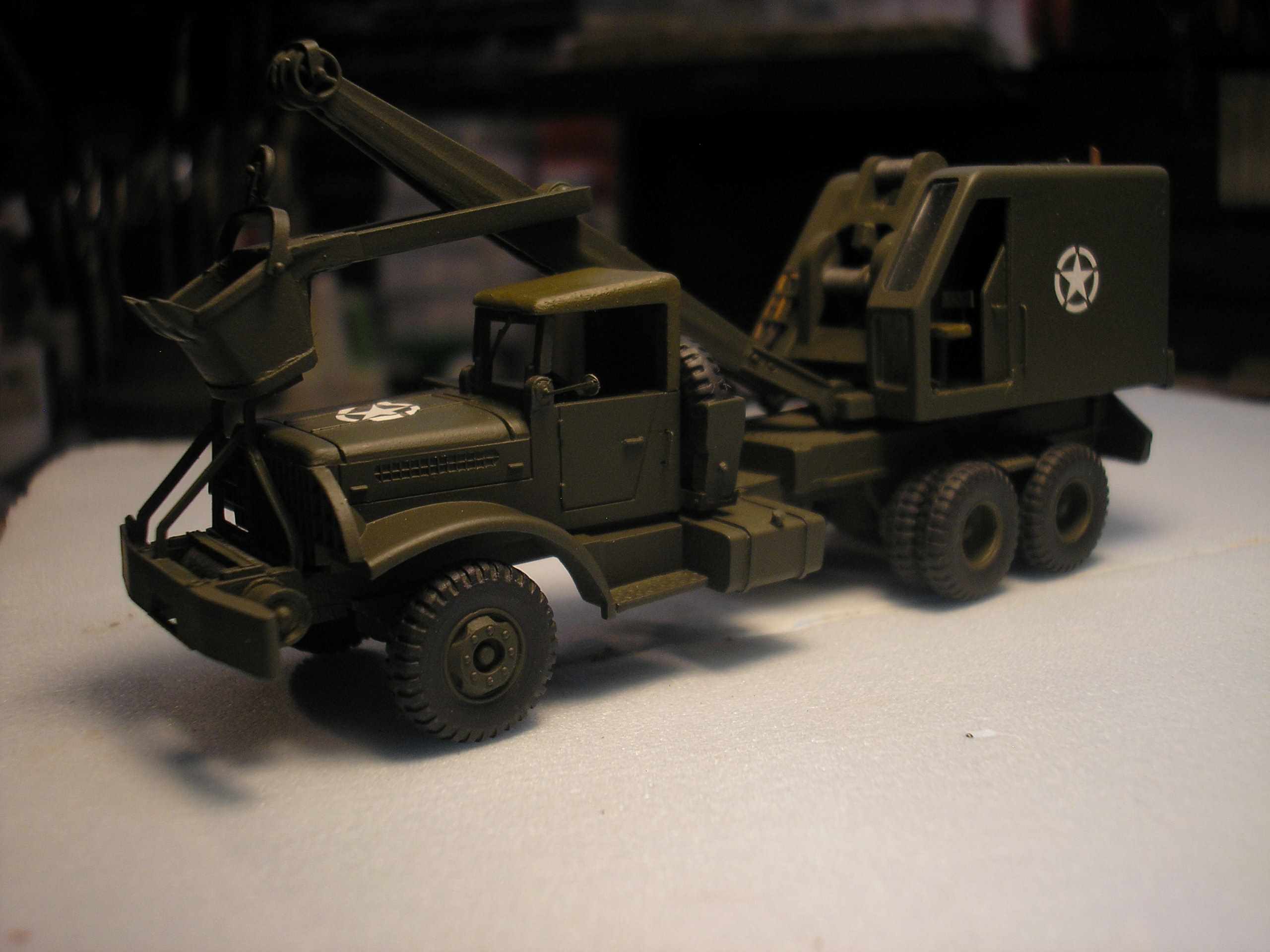 ROCO "Kitbash" + Wiking Shovel=Brockway Quick Shovel