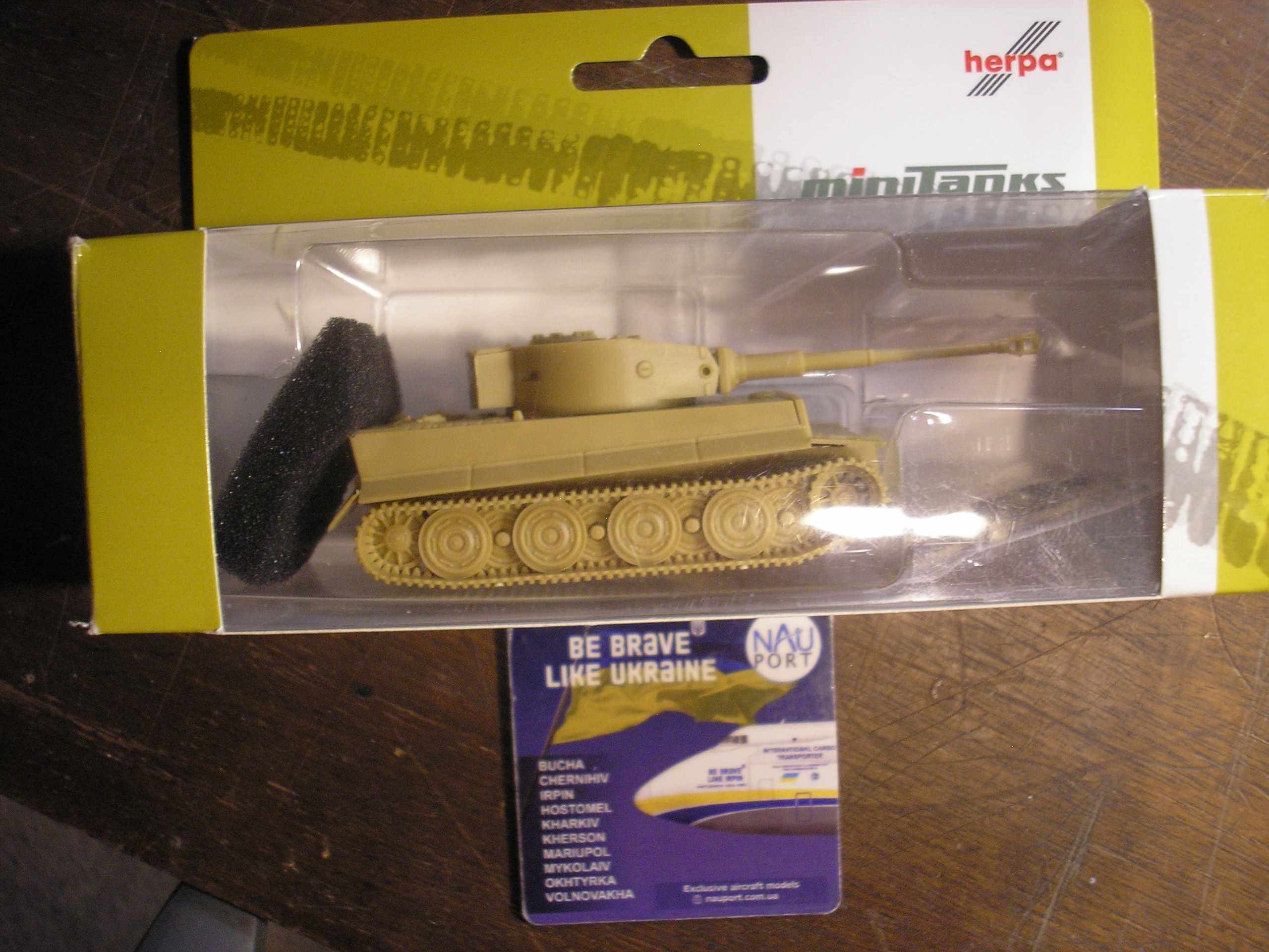HERPA Minitanks Late Production Tiger I Tank