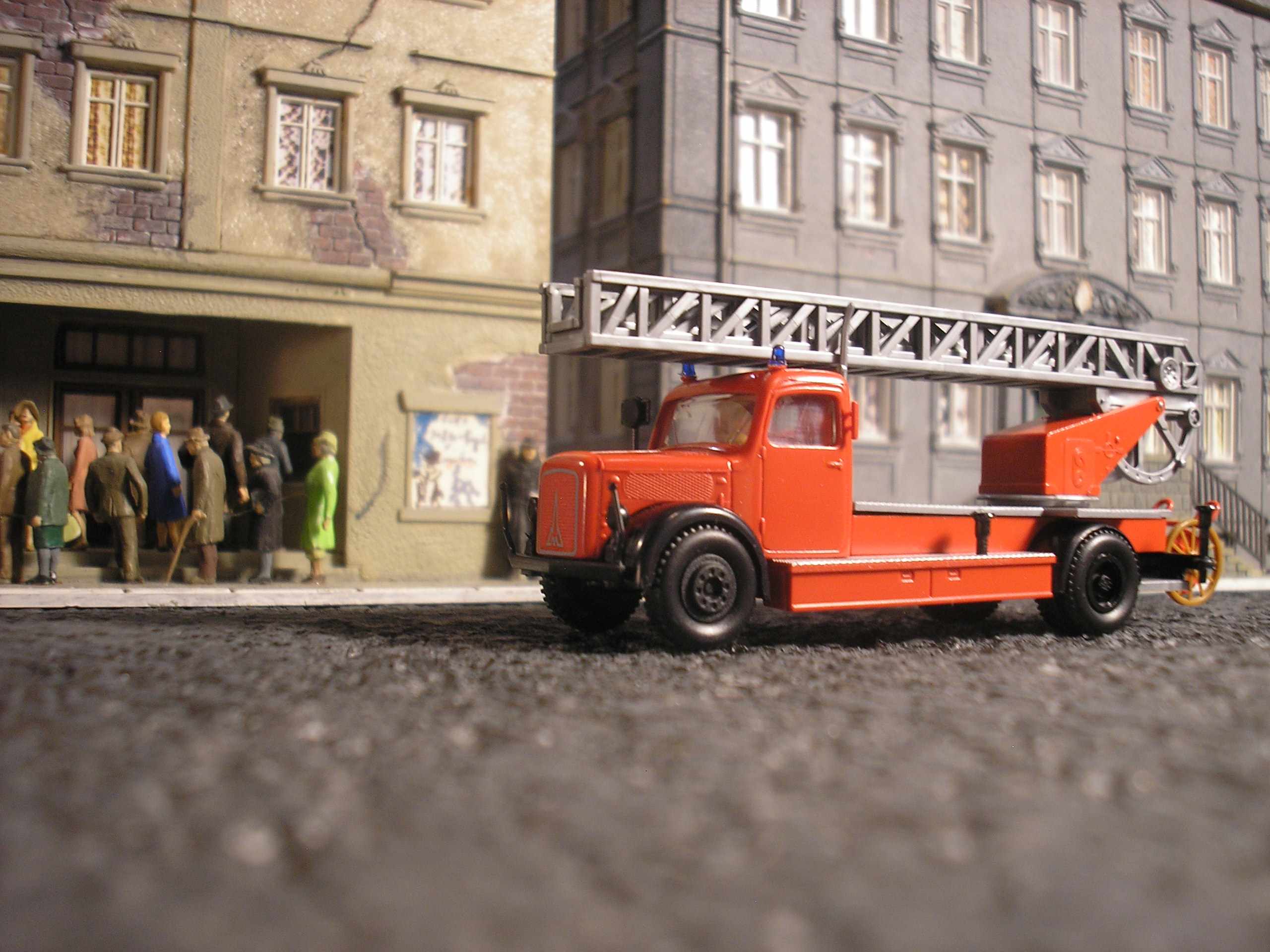 BREKINA  Magirus Ladder Truck