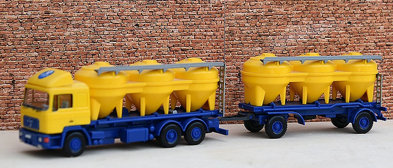 Wiking Modell, MAN avec silo à fourrage