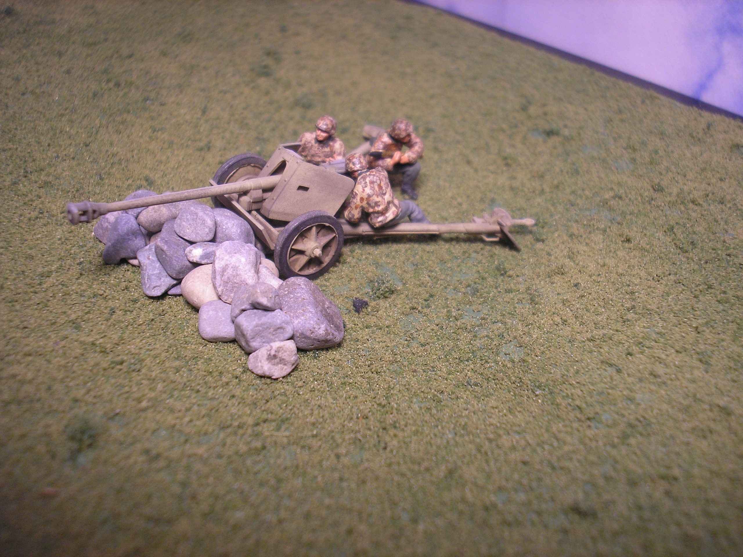 PREISER PaK 40 75mm Anti tank gun and crew