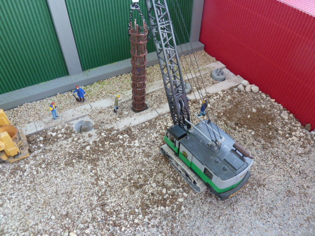 mise en place des cages armatures