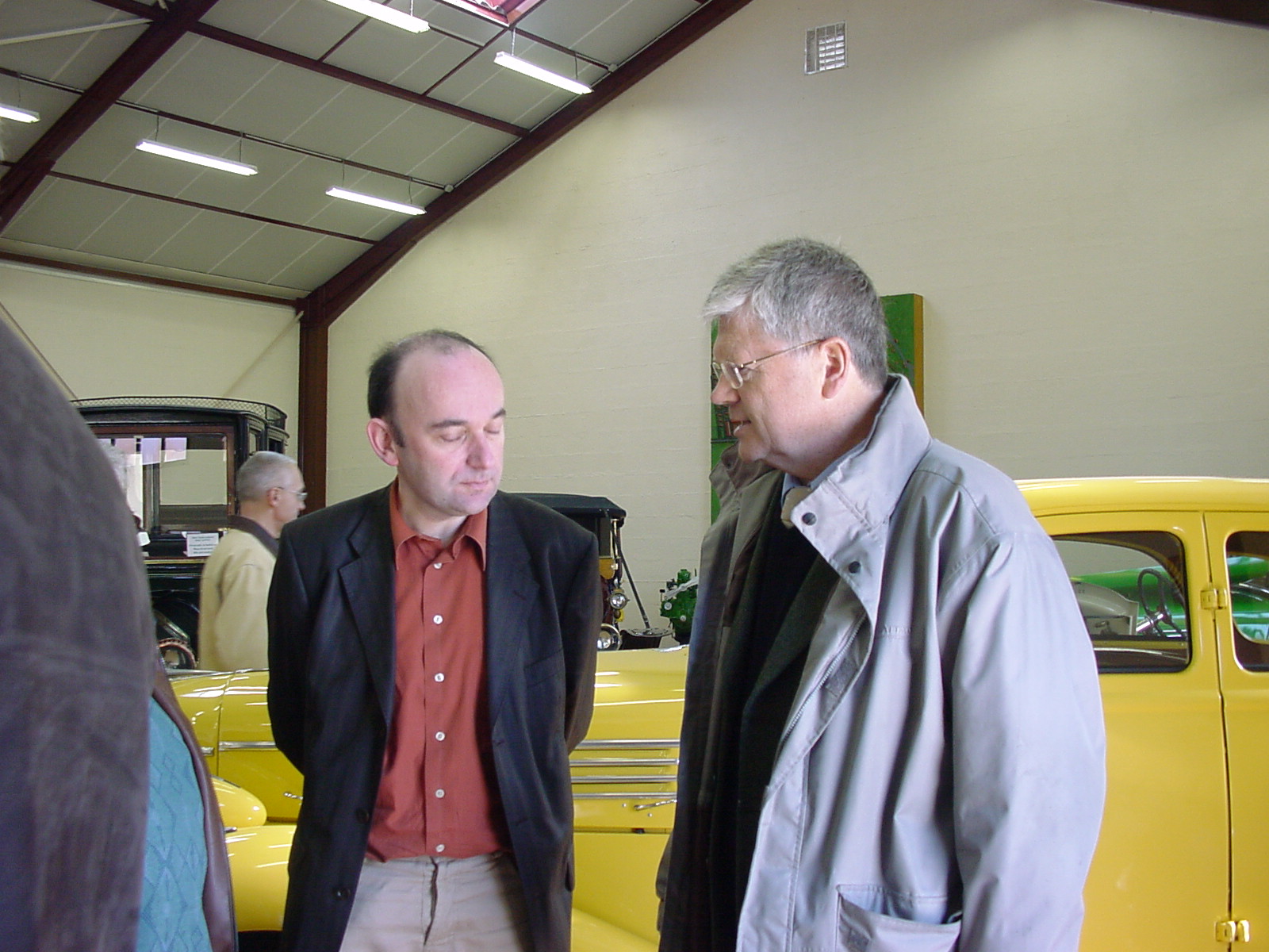 Aux cotés de Philippe DEFIOLLE notre guide, l'une des personnalités de la fondation BERLIET